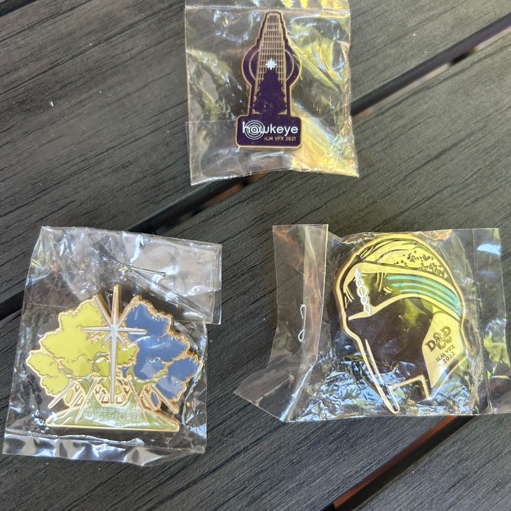 Crew pins. Lord of the rings. Dungeons and Dragons.  Hawkeye